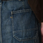 Mugihiko Denim Painter Skirt Zyu Detail