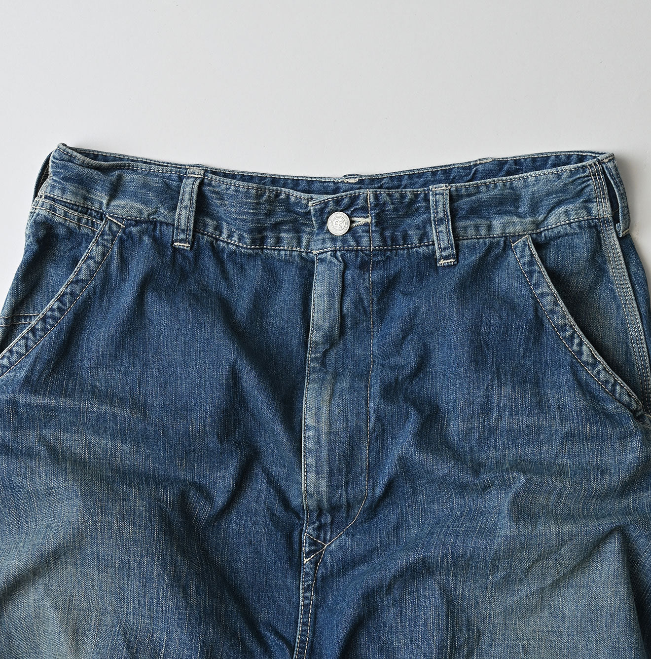 Mugihiko Denim Painter Skirt Zyu Detail