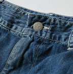 Mugihiko Denim Painter Skirt Zyu Detail