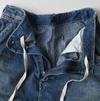 Mugihiko Denim Painter Skirt Zyu Detail