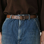 Mugihiko Denim Painter Skirt Zyu Detail