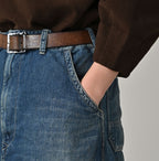 Mugihiko Denim Painter Skirt Zyu Detail