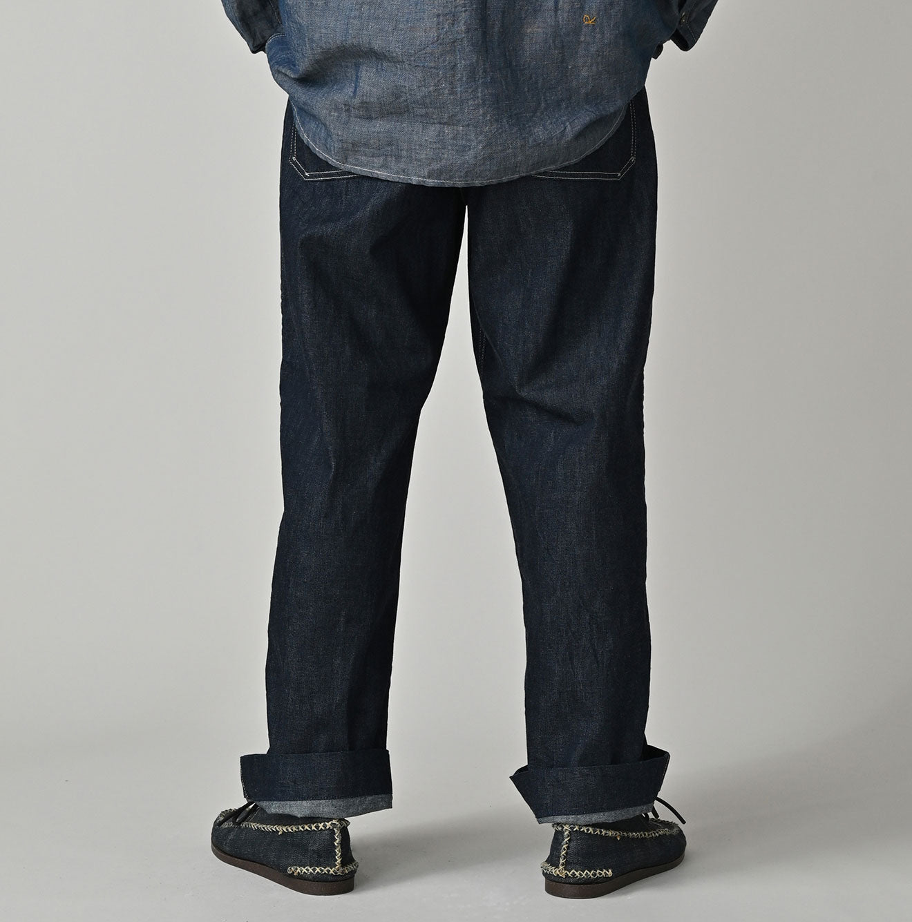 Mugihiko Denim Painter Pants Nou Male Model