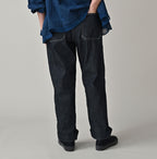 Mugihiko Denim Painter Pants Nou Female Model