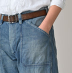 Mugihiko Denim 908 Painter Pants Tan Detail