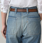 Mugihiko Denim 908 Painter Pants Tan Detail