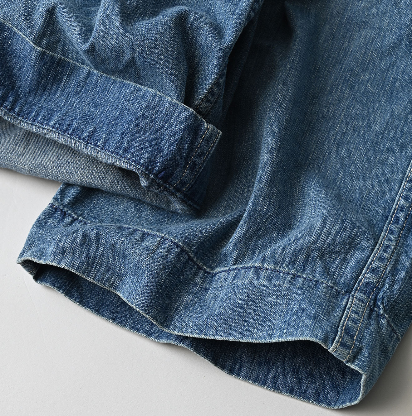 Mugihiko Denim 908 Painter Pants Tan Detail
