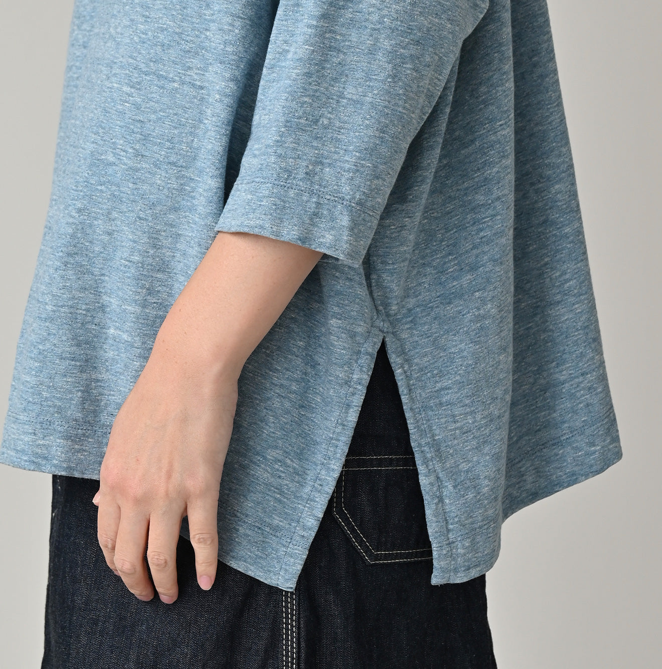 Top Tenjiku Big Slit T-shirt Detail
