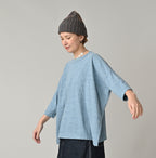 Top Tenjiku Big Slit T-shirt Female Model