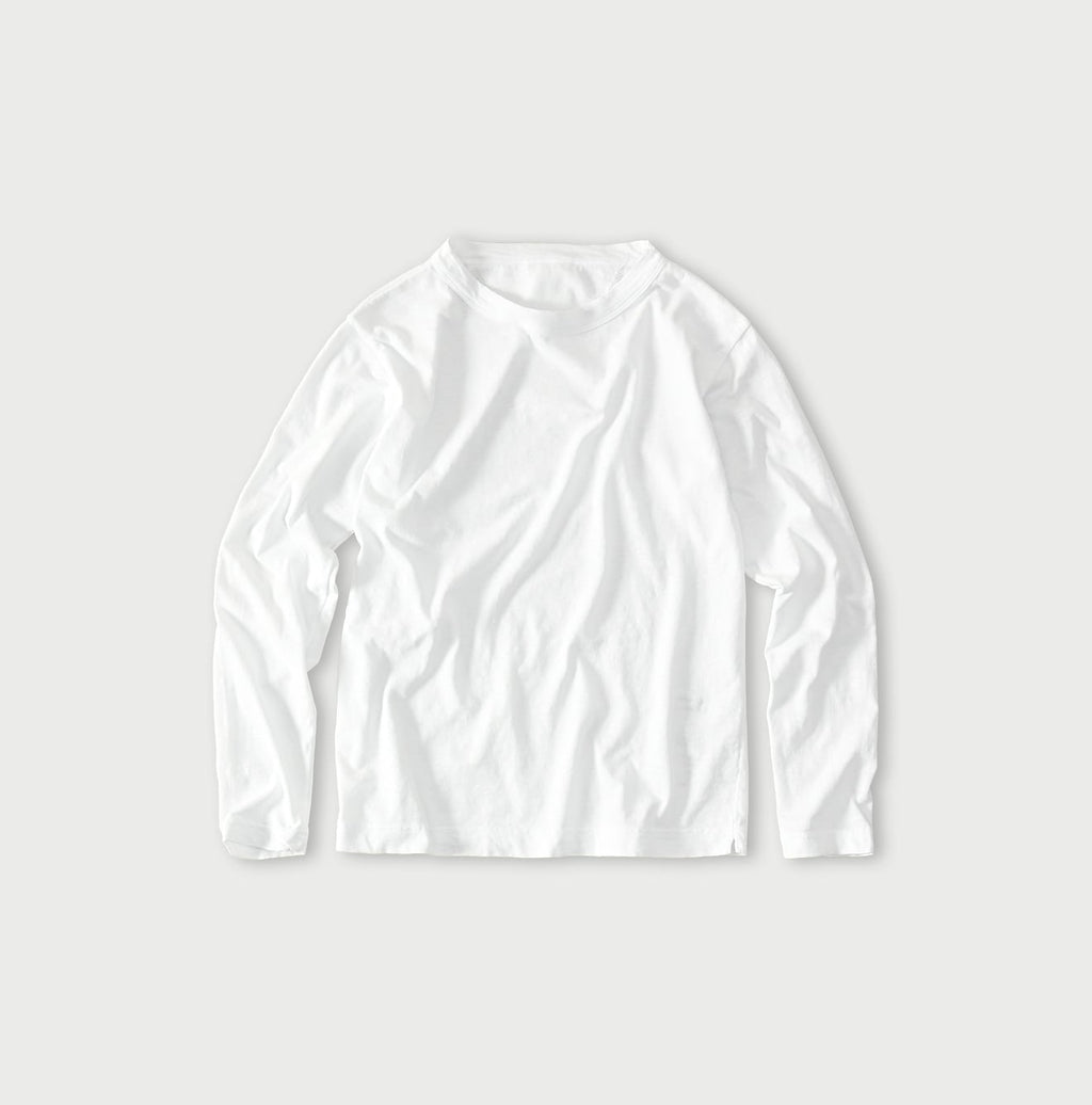 Tenjiku 908 45 Star Long Sleeve T-shirt White