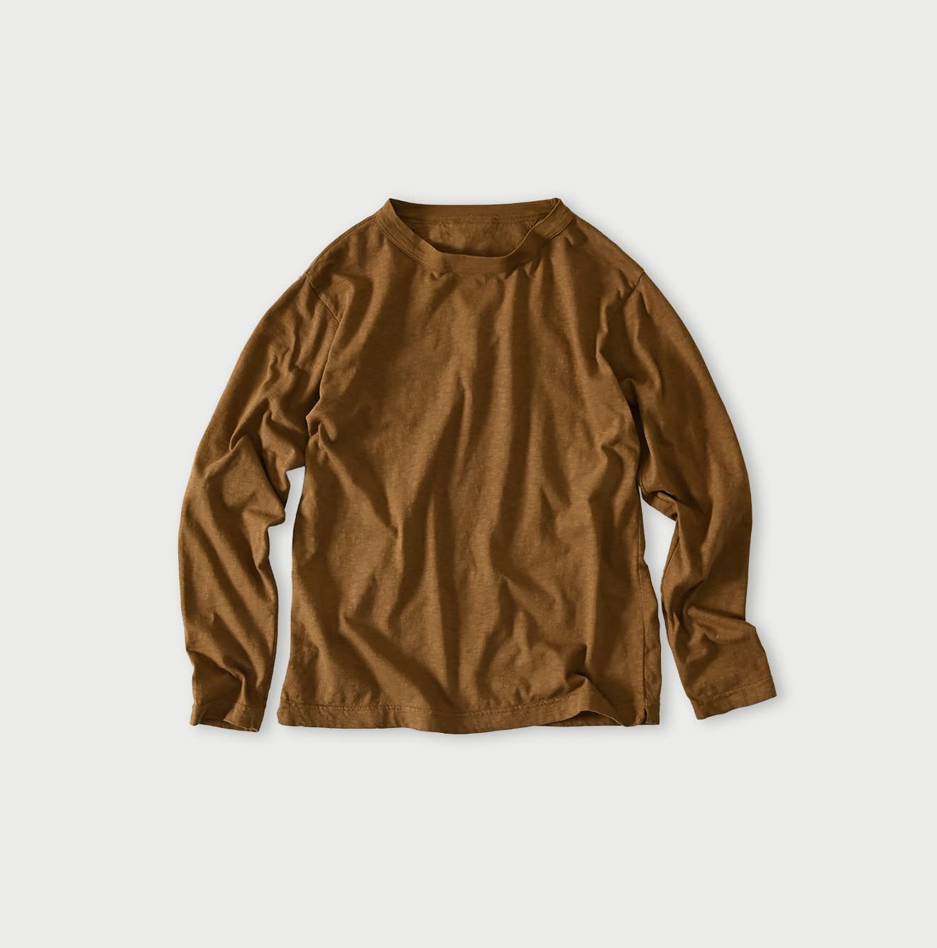 Tenjiku 908 45 Star Long Sleeve T-shirt Golden Brown