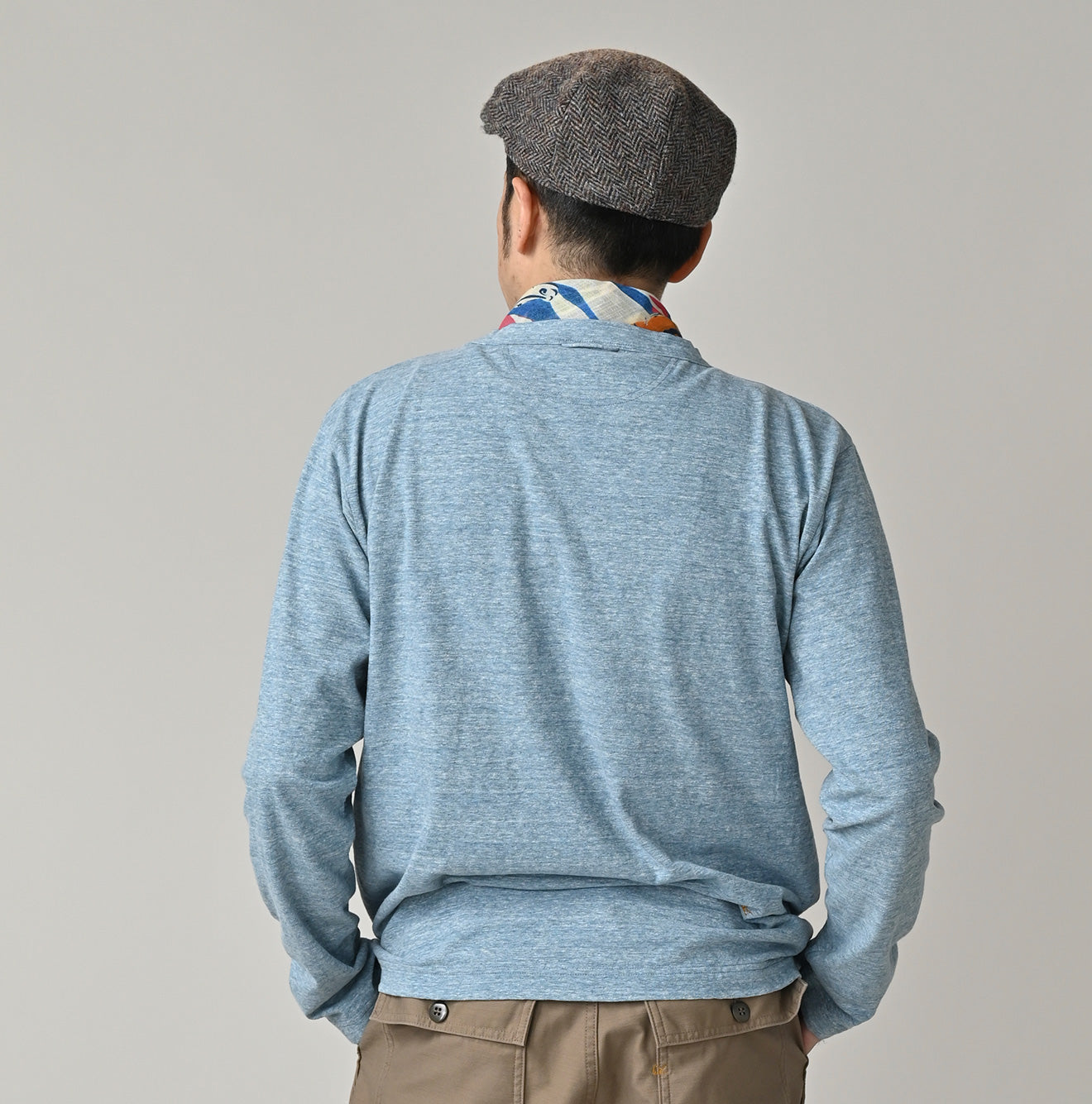 Top Tenjiku 45 Star 908 Long Sleeve T-shirt Male Model