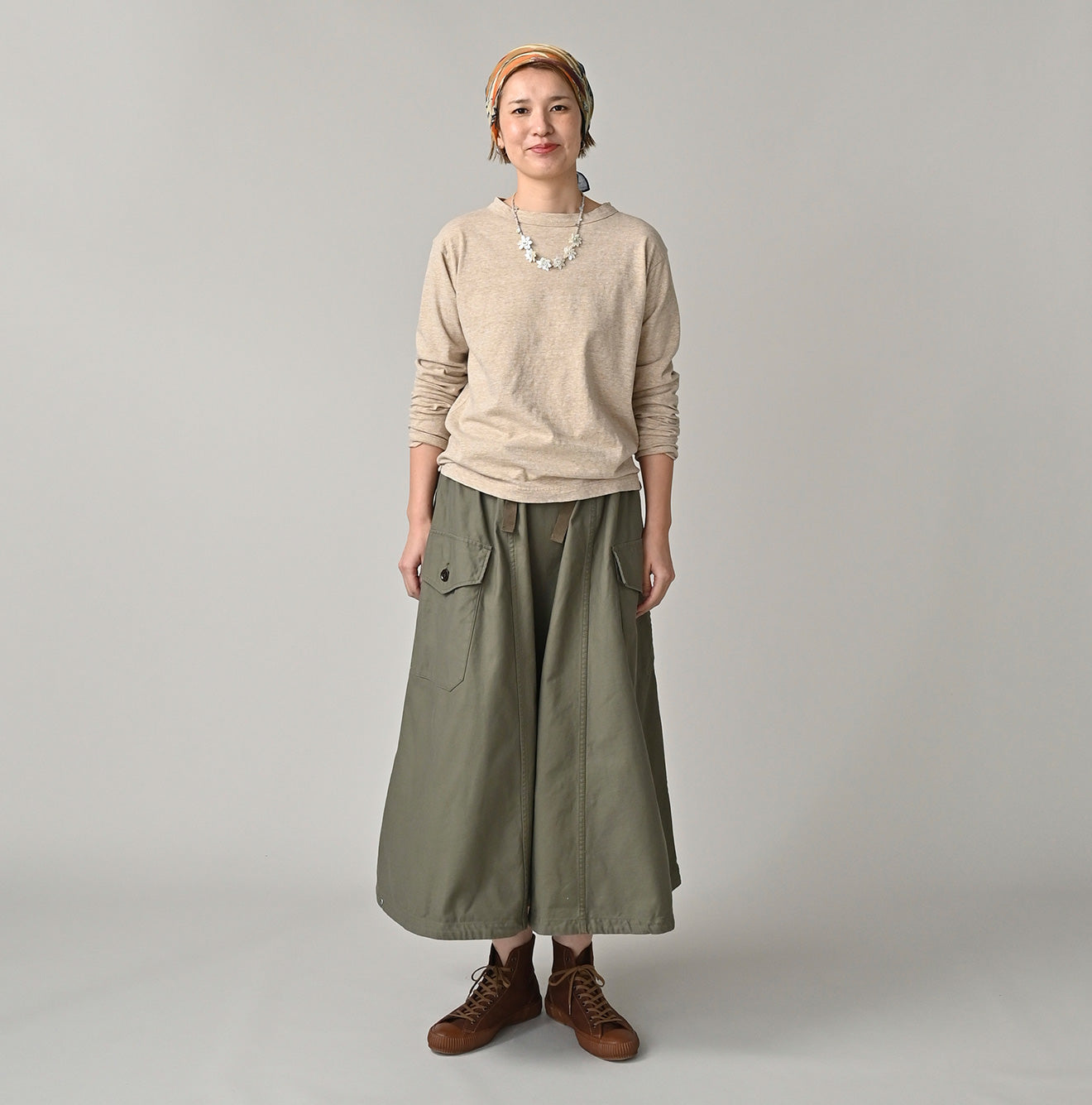 Top Tenjiku 45 Star 908 Long Sleeve T-shirt Female Model