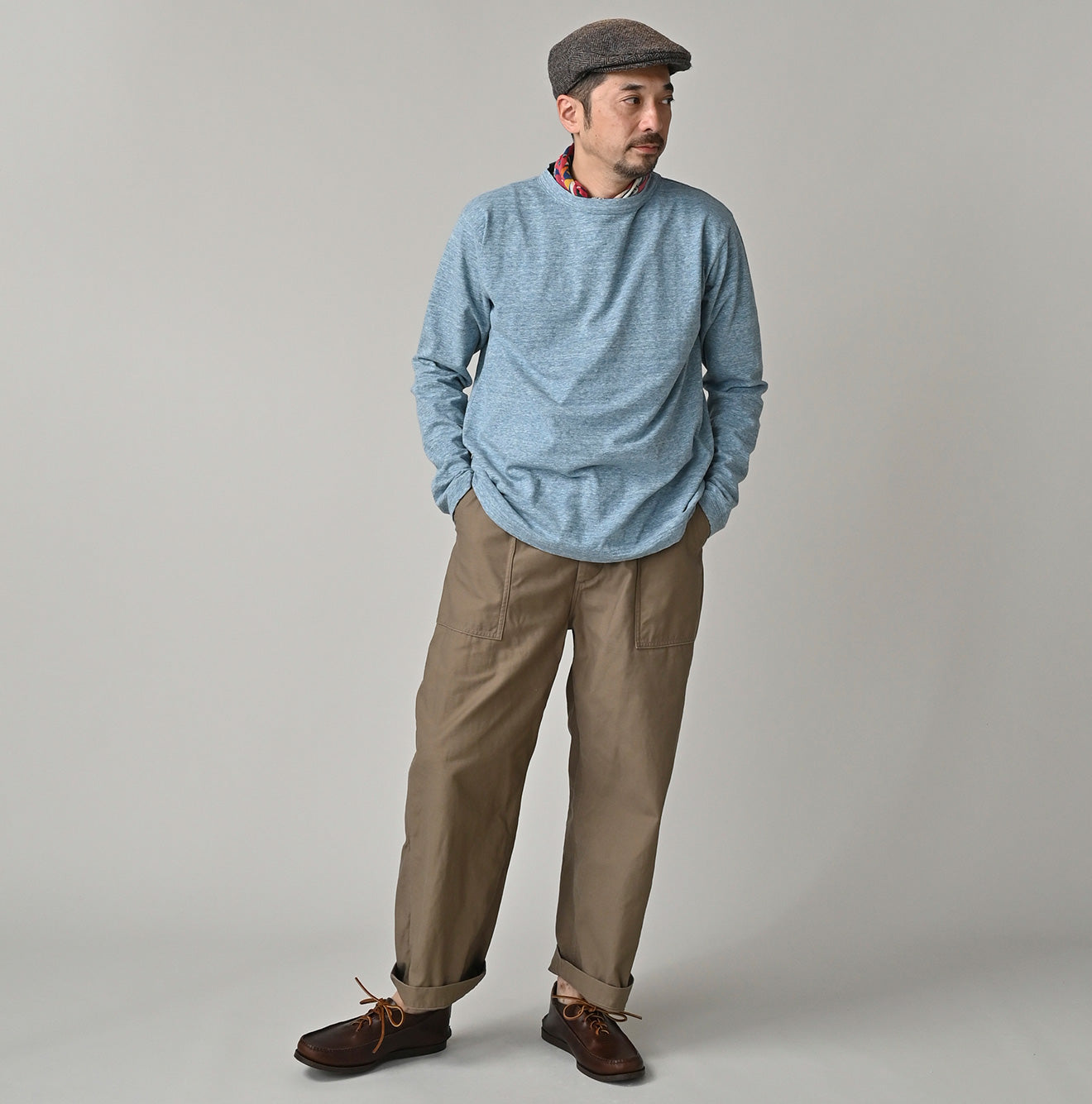 Top Tenjiku 45 Star 908 Long Sleeve T-shirt Male Model