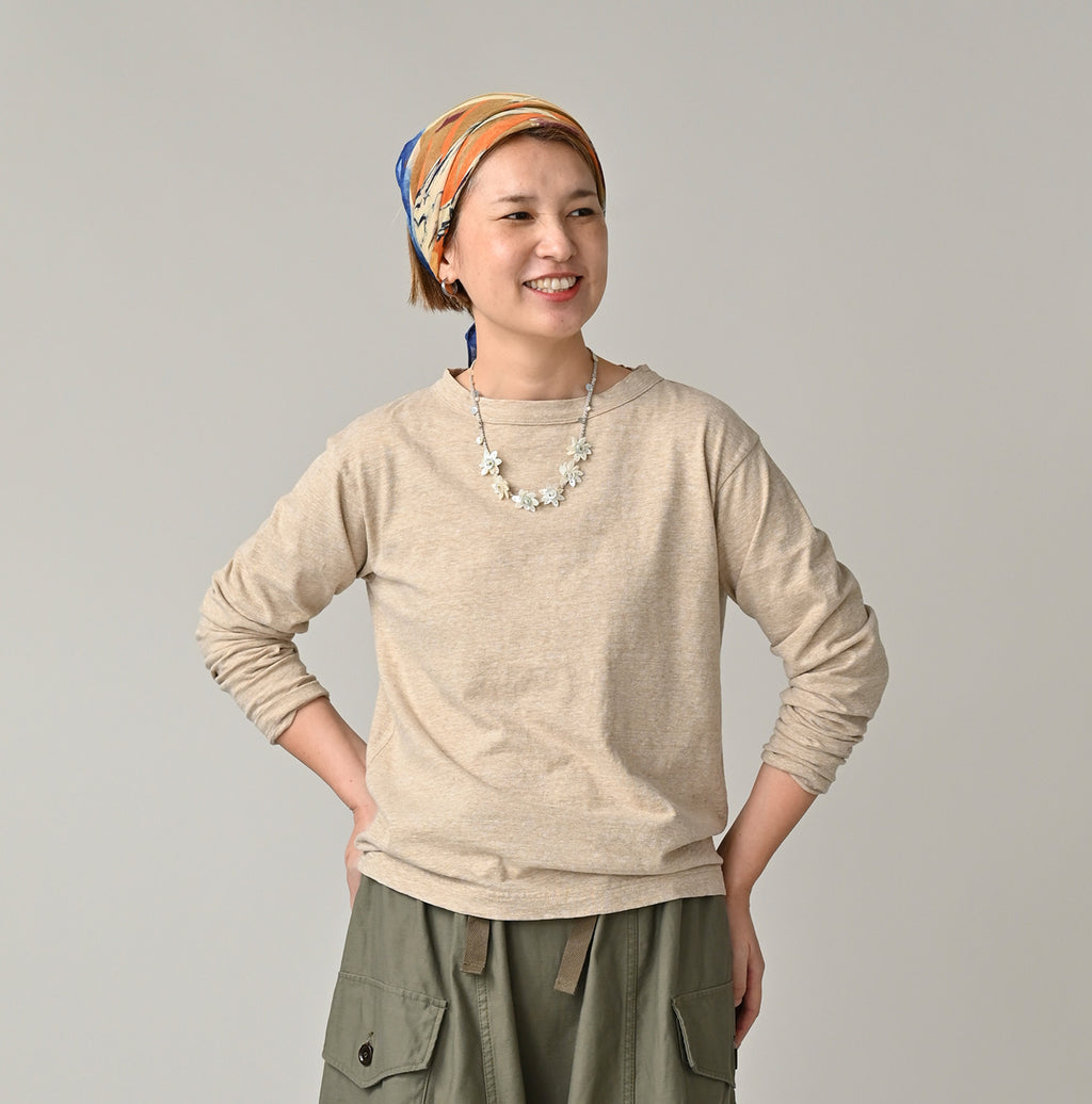 Top Tenjiku 45 Star 908 Long Sleeve T-shirt Female Model