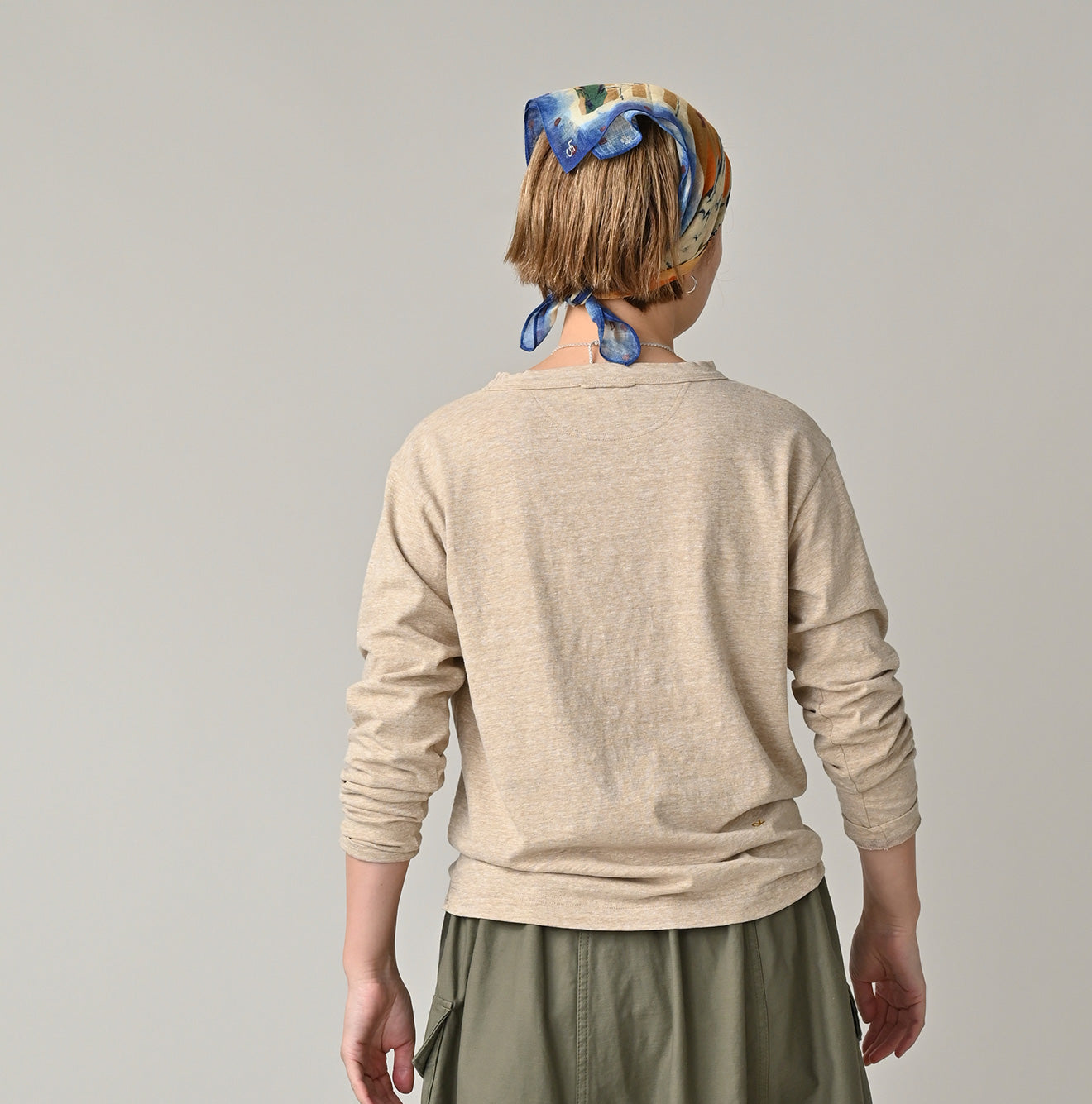 Top Tenjiku 45 Star 908 Long Sleeve T-shirt Female Model