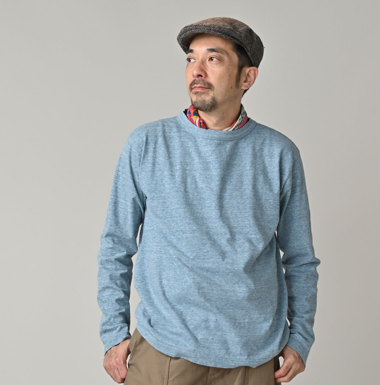 Top Tenjiku 45 Star 908 Long Sleeve T-shirt Male Model