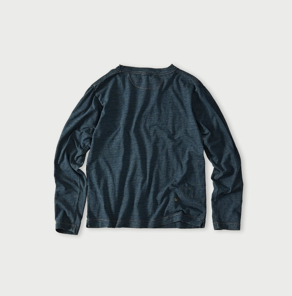 Indigo Tenjiku 908 45 Star Long Sleeve T-shirt Back