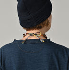Indigo Tenjiku 908 45 Star Long Sleeve T-shirt Detail