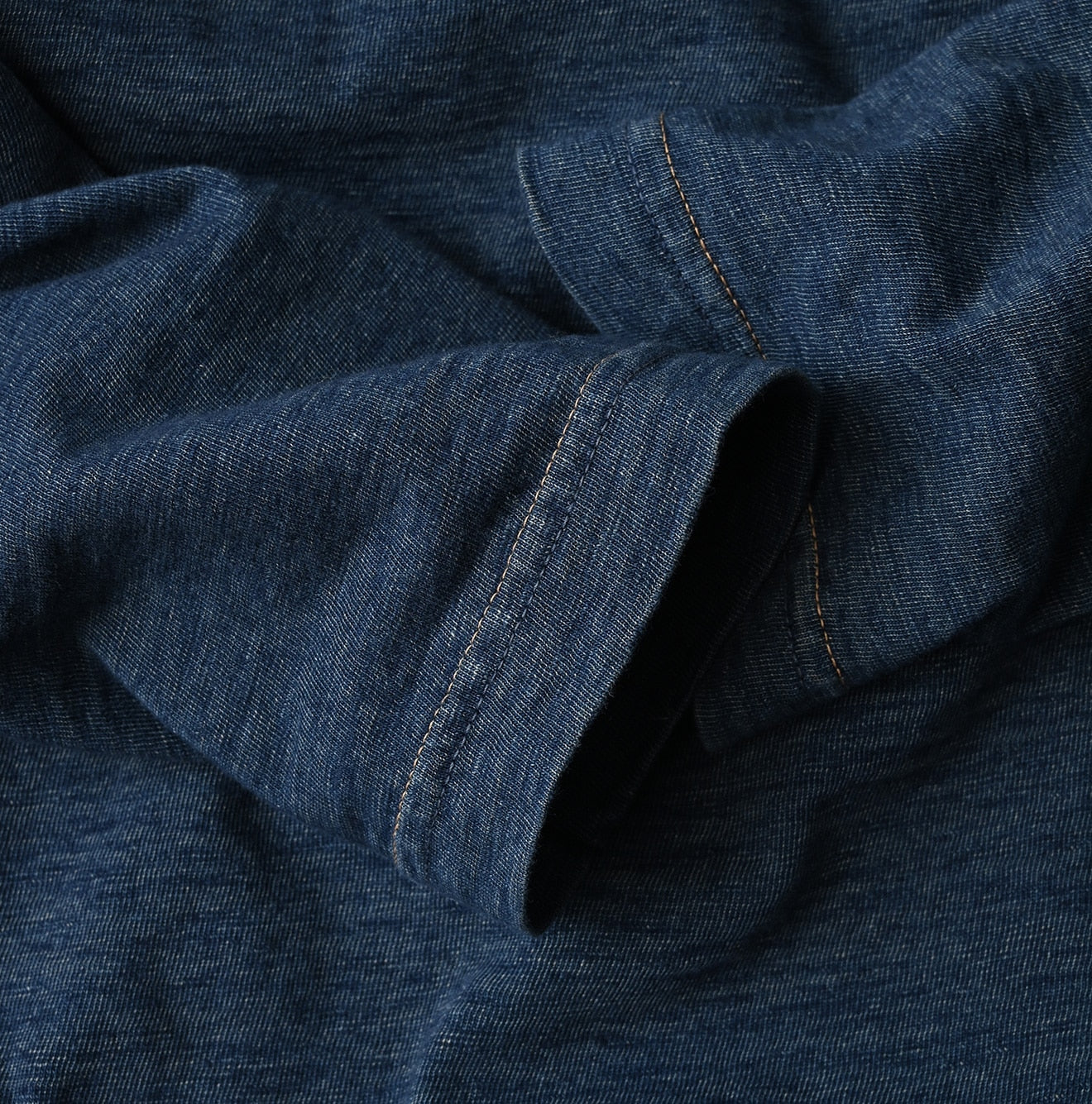 Indigo Tenjiku 908 45 Star Long Sleeve T-shirt Detail