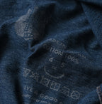 Indigo Tenjiku 908 45 Star Long Sleeve T-shirt Detail