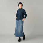 Indigo Tenjiku 908 45 Star Long Sleeve T-shirt Female Model
