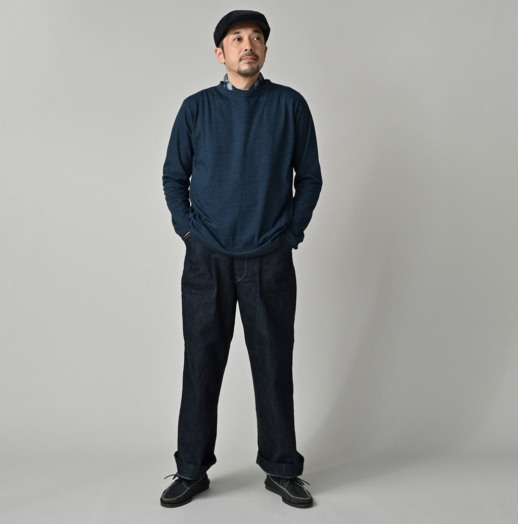 Indigo Tenjiku 908 45 Star Long Sleeve T-shirt Male Model