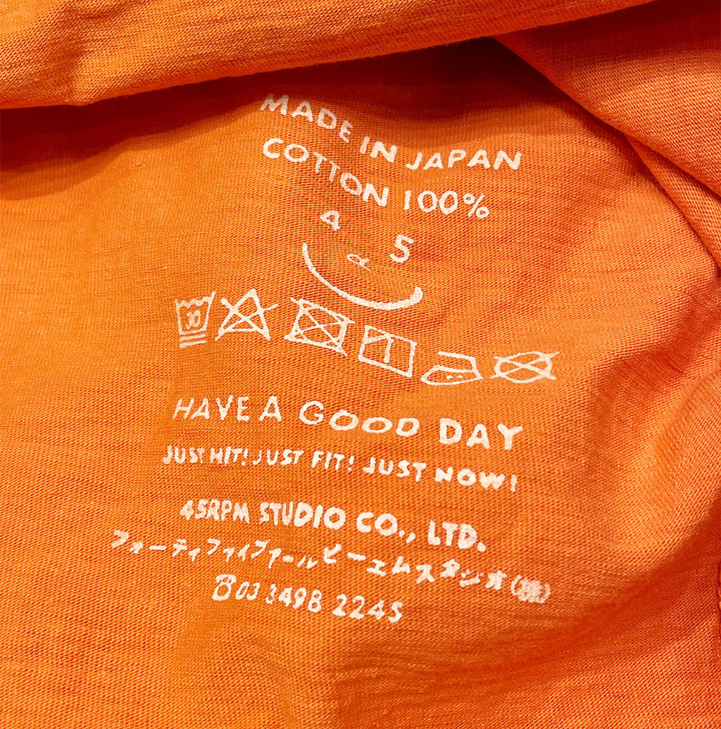 Dozume Tenjik Cotton 908 45 Star Long Sleeve T-shirt Detail