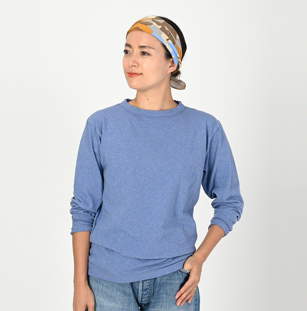 TOP Dozume Tenjik Cotton 908 45 Star Long Sleeve T-shirt Female Model