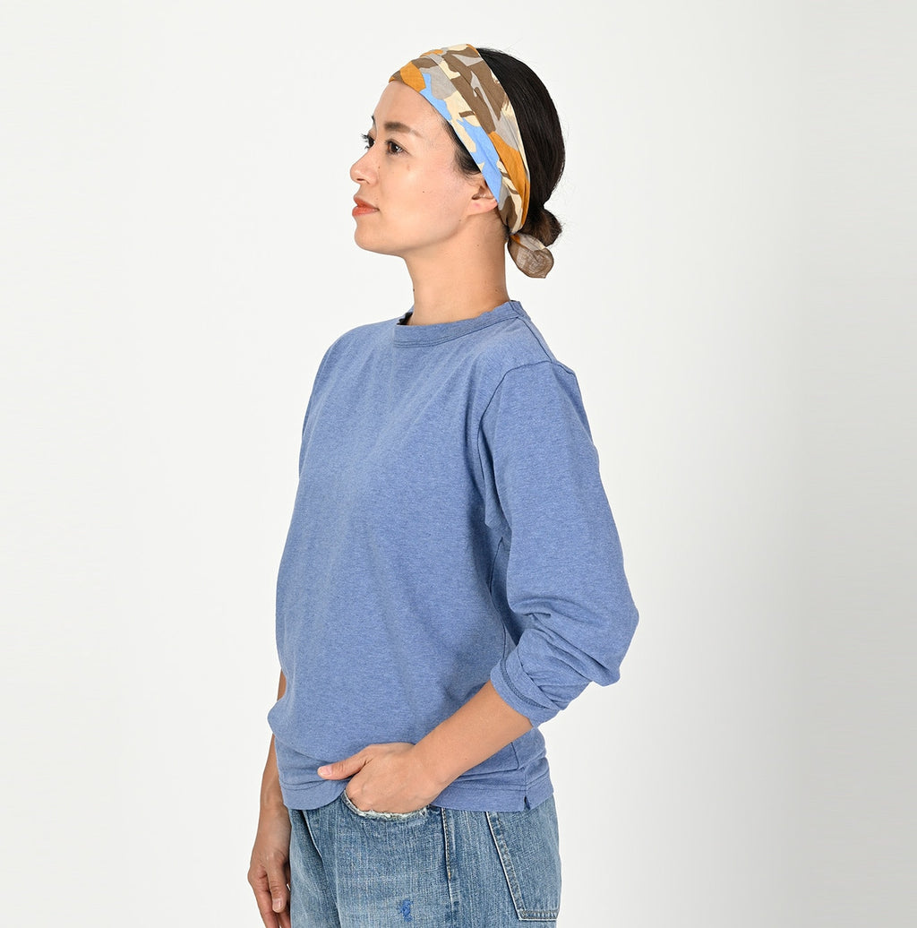 TOP Dozume Tenjik Cotton 908 45 Star Long Sleeve T-shirt Female Model