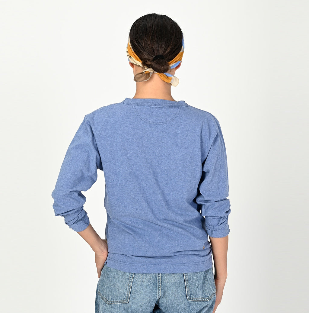 TOP Dozume Tenjik Cotton 908 45 Star Long Sleeve T-shirt Female Model