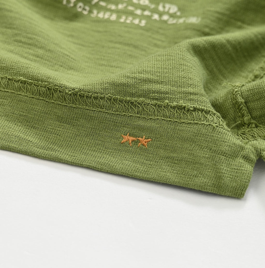 908 45 Star T-shirt Long Sleeve Detail