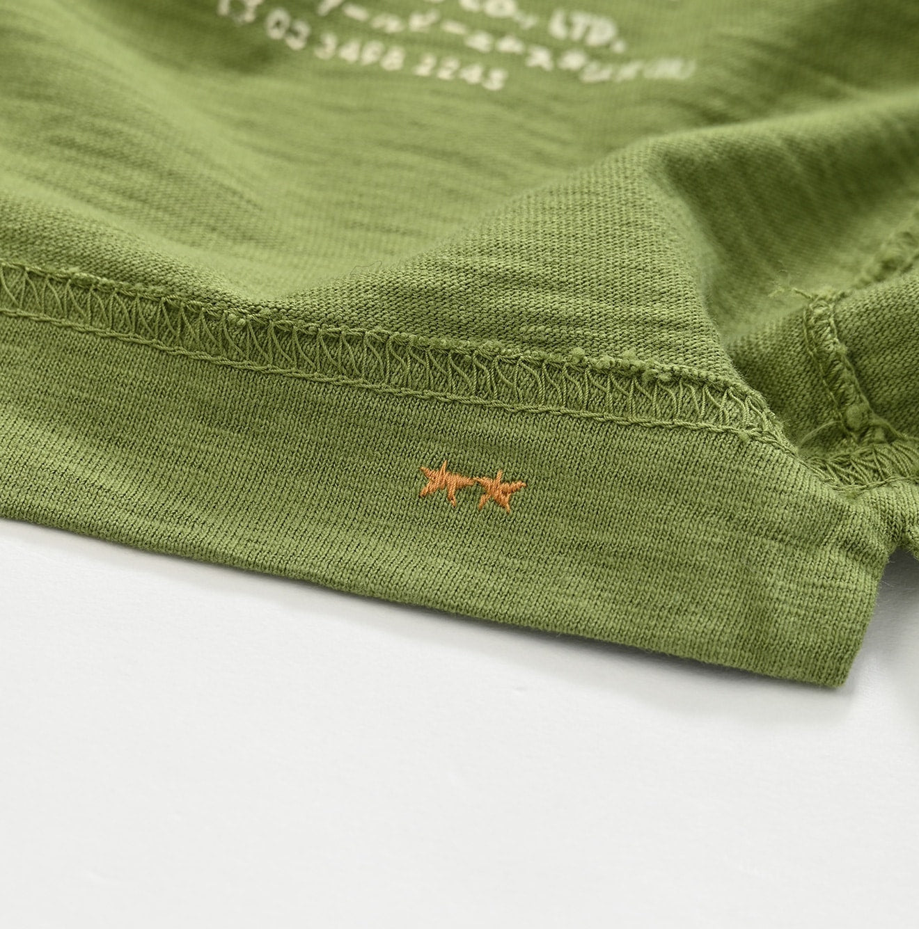 908 45 Star T-shirt Long Sleeve Detail