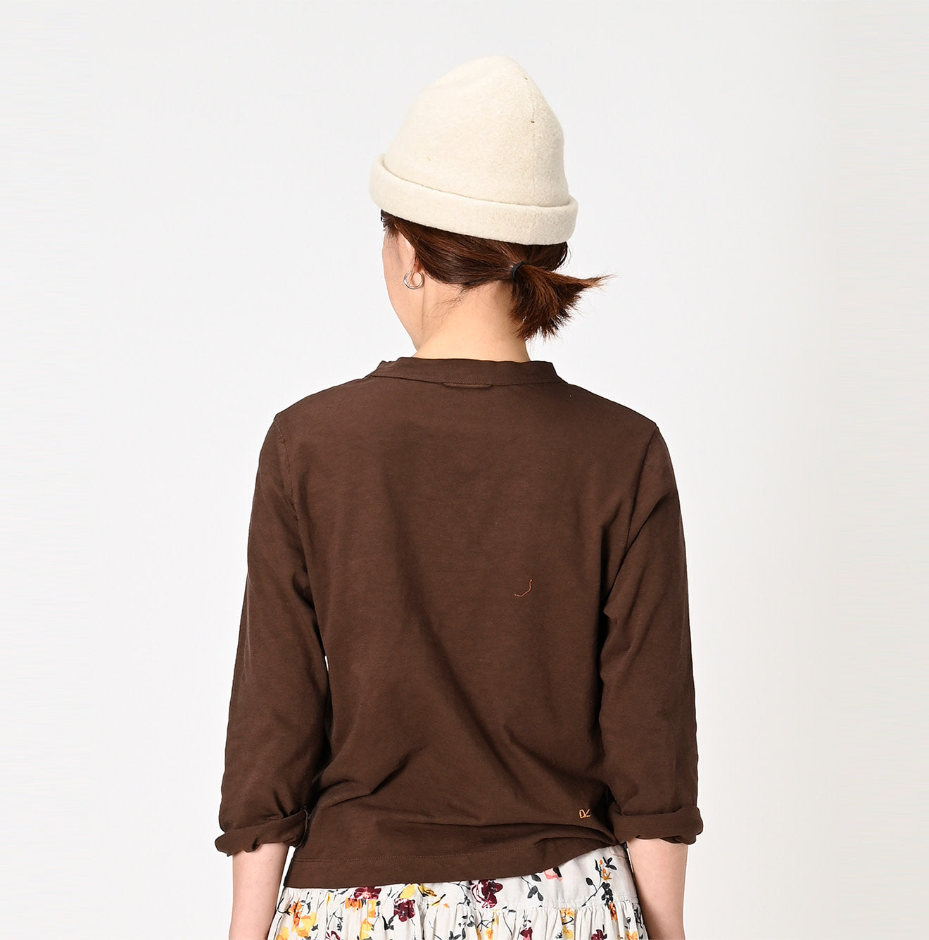 Dozume Tenjiku Square T-shirt Female Model