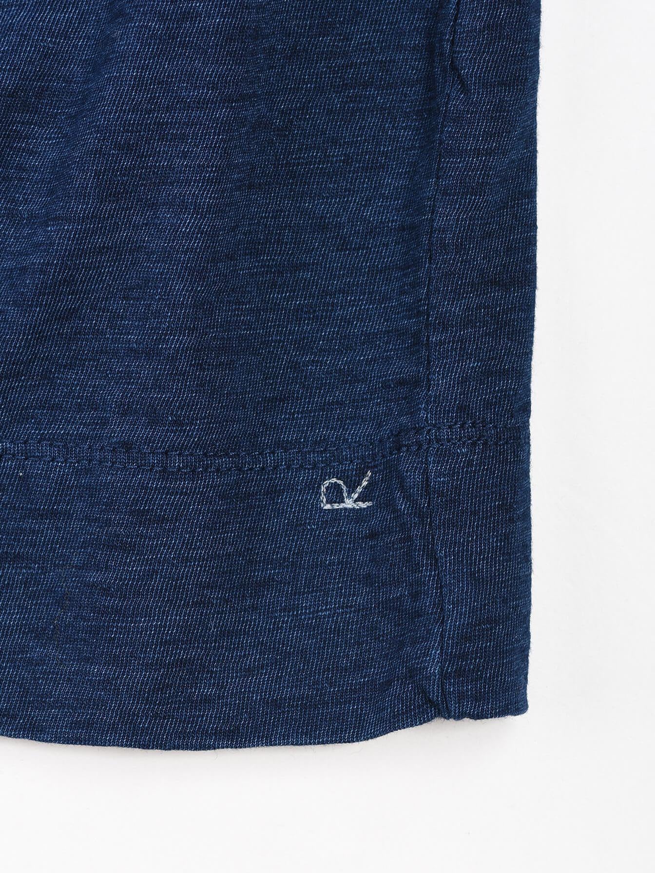 Indigo 45 Star Cotton Square Long Sleeve T-Shirt