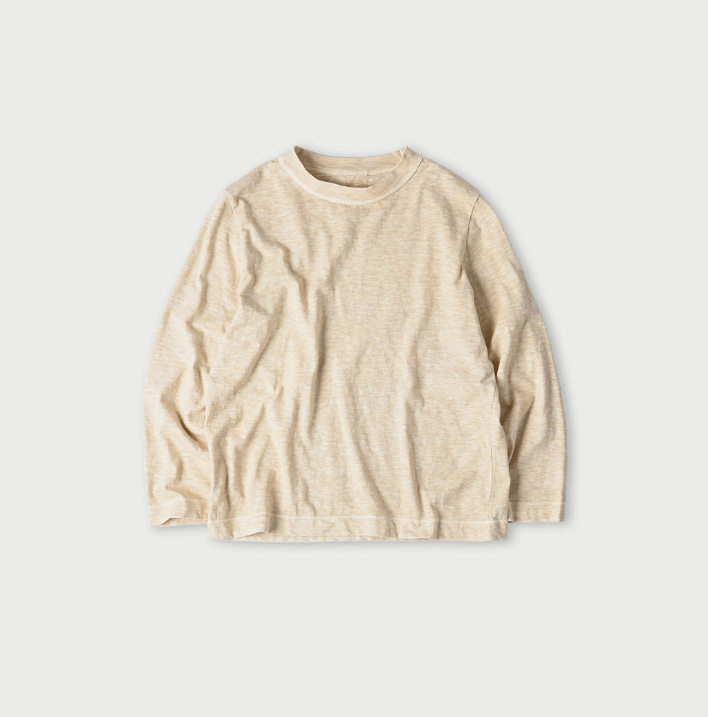 Plant Dyed Square T-shirt Wheat
