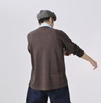 Plant Dyed 908 Ocean T-shirt Male Model