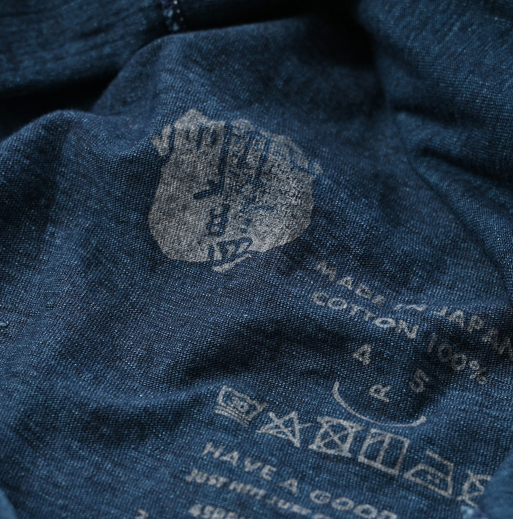 Indigo Long Sleeve 908 45 Star T-shirt