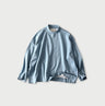 Smooth Yock Neck M Shirt Light Blue Top