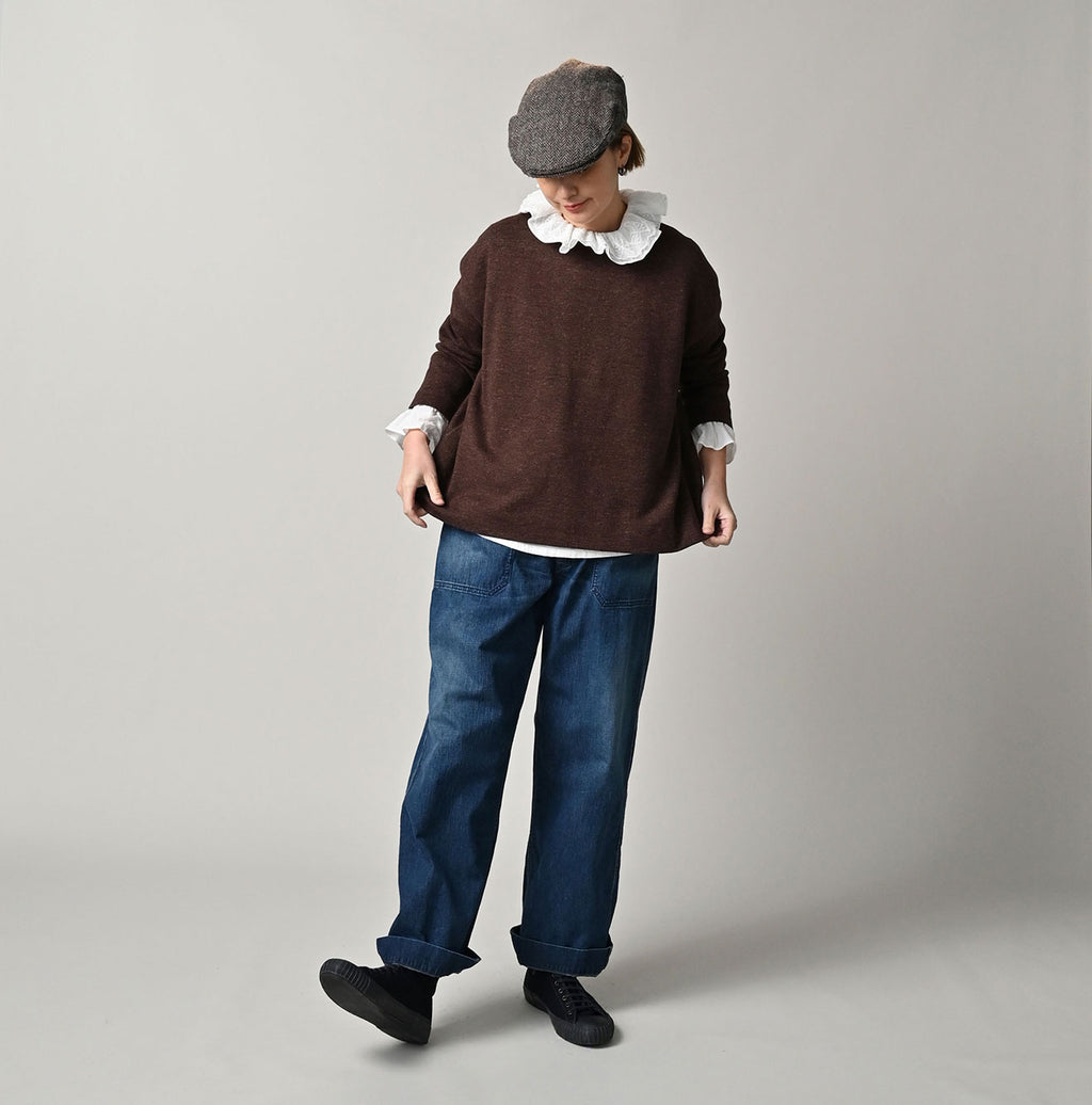 Smooth Yock Neck M Shirt Female Model