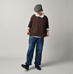 Smooth Yock Neck M Shirt Female Model