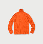 Whole Super Gauze Cotton 908 Turtle Neck T-shirt Orange