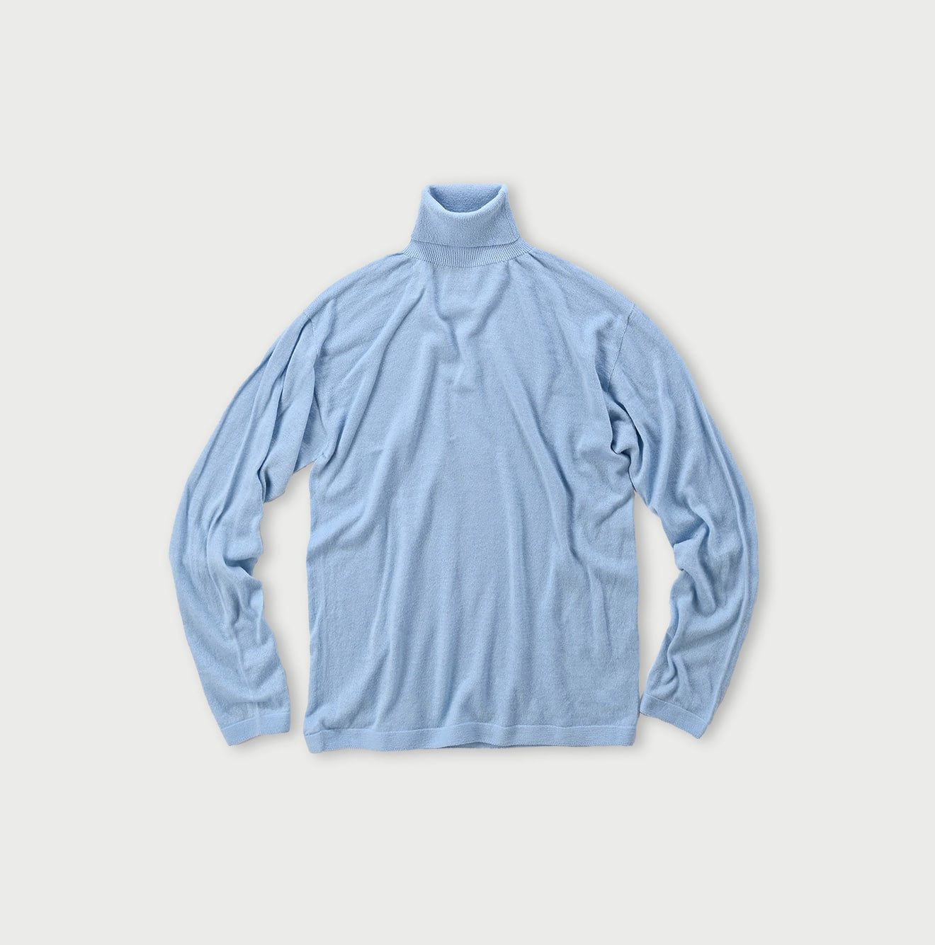 Whole Super Gauze Cotton 908 Turtle Neck T-shirt
