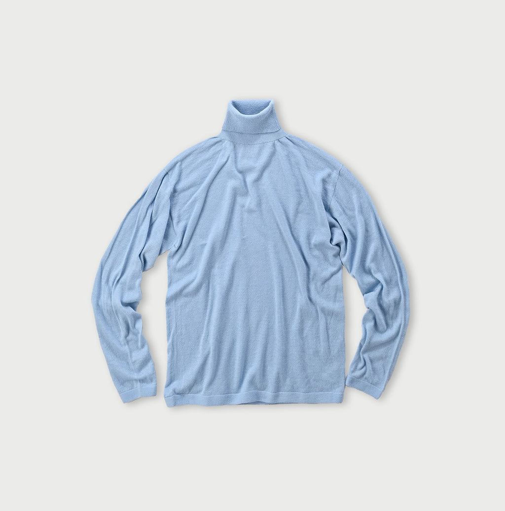 Whole Super Gauze Cotton 908 Turtle Neck T-shirt