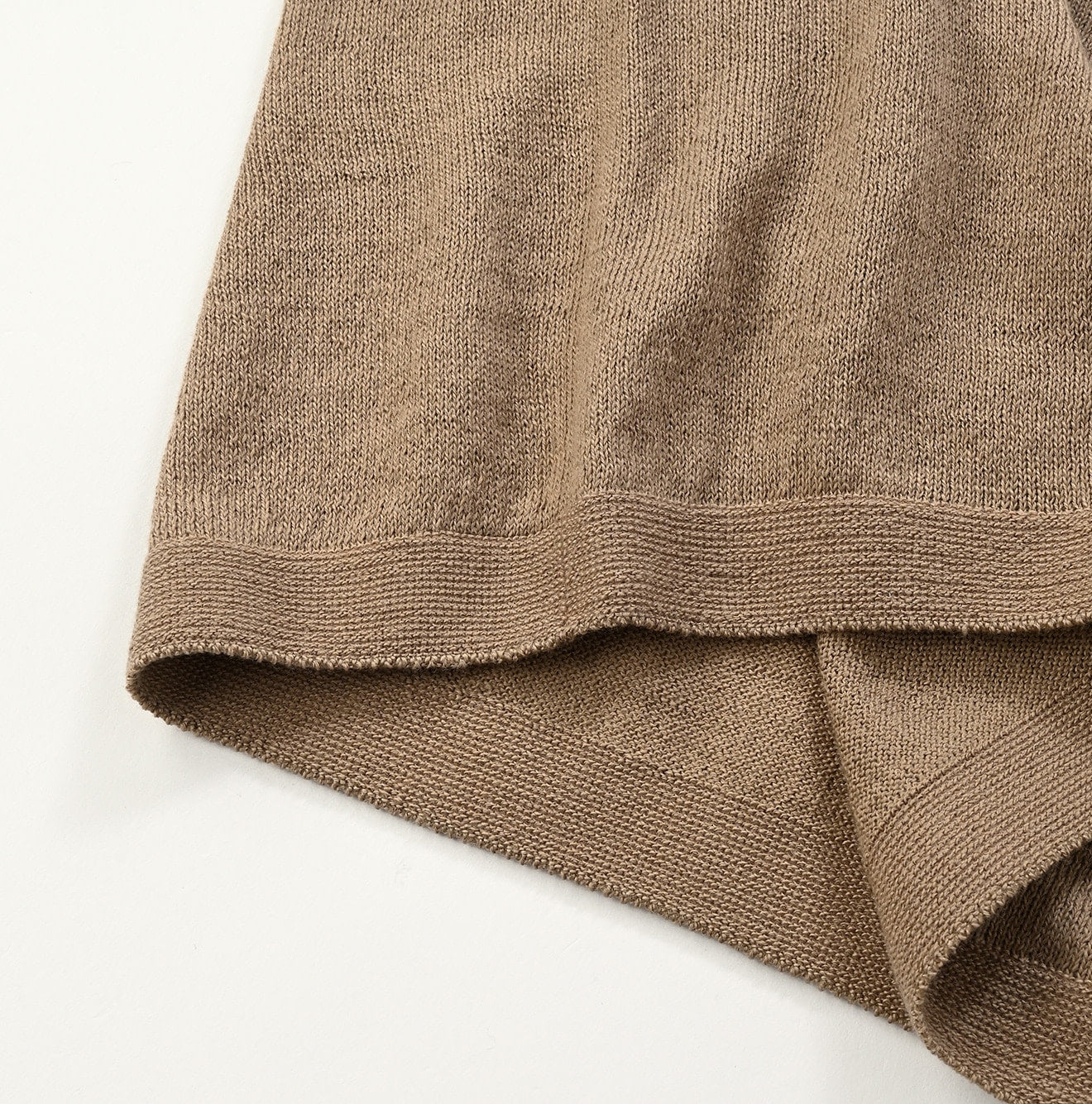Whole Super Gauze Cotton 908 Turtle Neck T-shirt Detail