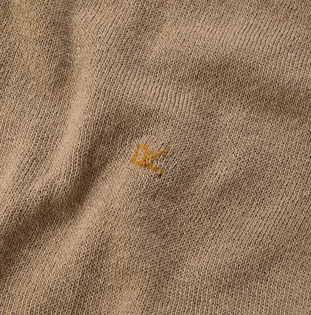 Whole Super Gauze Cotton 908 Turtle Neck T-shirt Detail