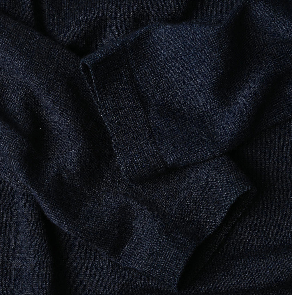 Indigo Whole Super Gauze 908 Crew