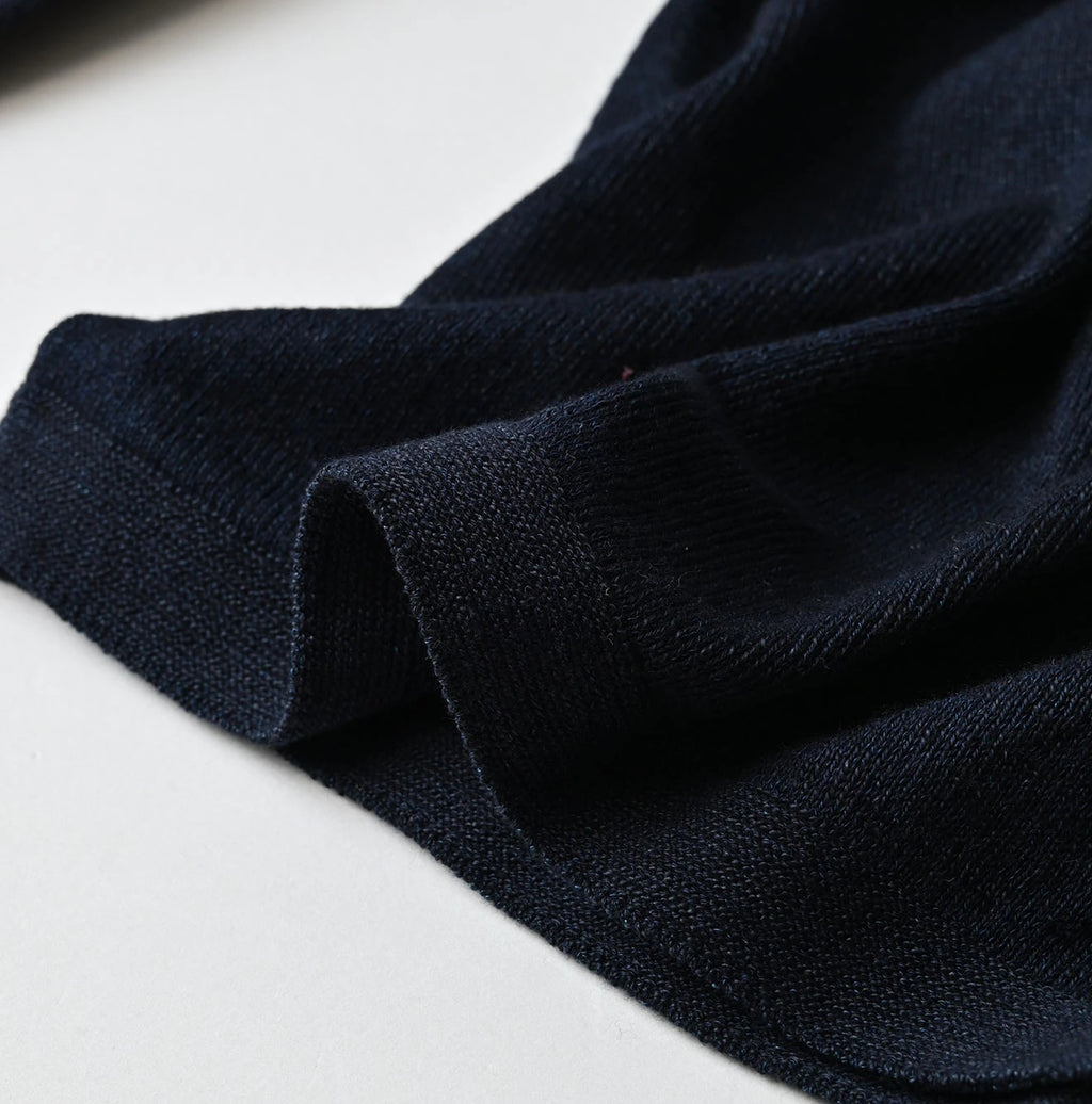 Indigo Whole Super Gauze 908 Crew