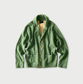 Smooth 908 Shawl Cardigan Yellow Green Top