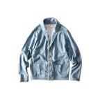 Smooth 908 Shawl Cardigan Light Blue Top